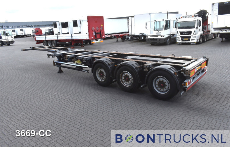 Kögel PORT 40 SIMPLEX 20 2x20-30-40ft HC * LIFT AXLE * SAF / DISC * EXTENDABLE REAR - Xe chở container/ Sơ mi rơ moóc hoán đổi thân: hình 3 Kögel PORT 40 SIMPLEX 20 2x20-30-40ft HC * LIFT AXLE * SAF / DISC * EXTENDABLE REAR - Xe chở container/ Sơ mi rơ moóc hoán đổi thân: hình 3