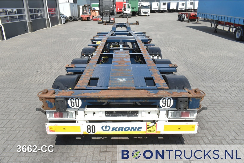 Xe chở container/ Sơ mi rơ moóc hoán đổi thân Krone SD BOX LINER | 2x20-40-45ft HC * LIFT AXLE * BPW/DISC * EXTENDABLE REAR * 9x AVAILABLE: hình 6