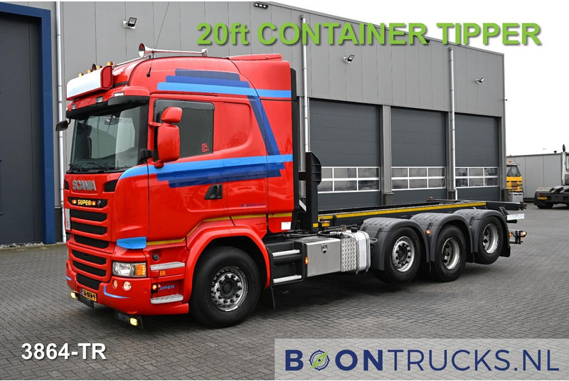 Scania R450 8x2 | EURO6 * CONTAINER TRANSPORT * 20ft TIPPING * NL TRUCK * APK 02-2026 - Xe chở container/ Xe tải hoán đổi thân: hình 1 Scania R450 8x2 | EURO6 * CONTAINER TRANSPORT * 20ft TIPPING * NL TRUCK * APK 02-2026 - Xe chở container/ Xe tải hoán đổi thân: hình 1
