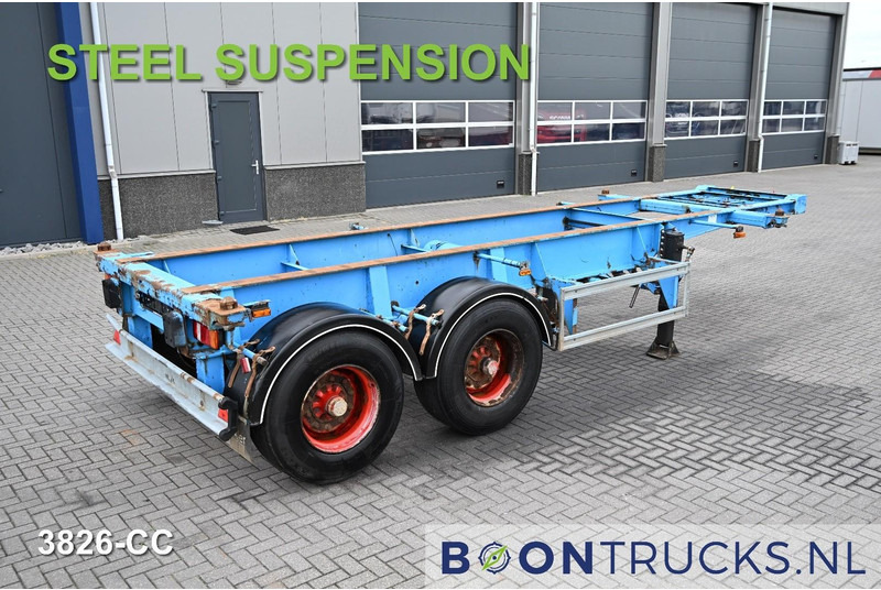 Schweriner Nutzfahrzeuge CS 20 CHASSIS | 20ft * STEEL SUSPENSION * BPW / DRUM * 9x AVAILABLE - Xe chở container/ Sơ mi rơ moóc hoán đổi thân: hình 1 Schweriner Nutzfahrzeuge CS 20 CHASSIS | 20ft * STEEL SUSPENSION * BPW / DRUM * 9x AVAILABLE - Xe chở container/ Sơ mi rơ moóc hoán đổi thân: hình 1