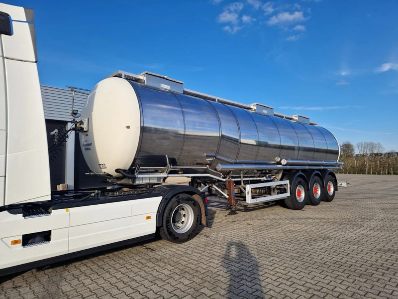 Feldbinder 38000 liter 3 kamer tankoplegger met CIP Leiding - Sơ mi rơ moóc bồn: hình 1 Feldbinder 38000 liter 3 kamer tankoplegger met CIP Leiding - Sơ mi rơ moóc bồn: hình 1