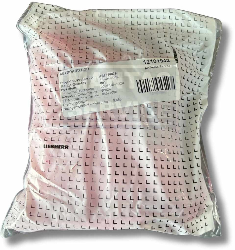 LIEBHERR KEYBOARD UNIT 12101942 - Phụ tùng cho Máy móc xây dựng: hình 3 LIEBHERR KEYBOARD UNIT 12101942 - Phụ tùng cho Máy móc xây dựng: hình 3