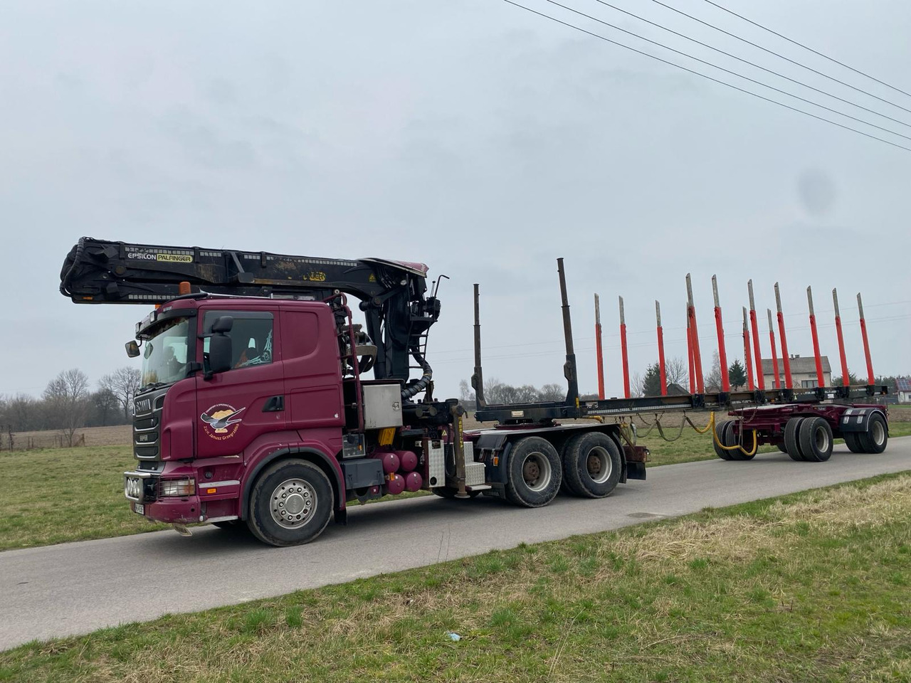 SCANIA R500 - Xe chở gỗ, Xe cẩu tự hành: hình 2 SCANIA R500 - Xe chở gỗ, Xe cẩu tự hành: hình 2