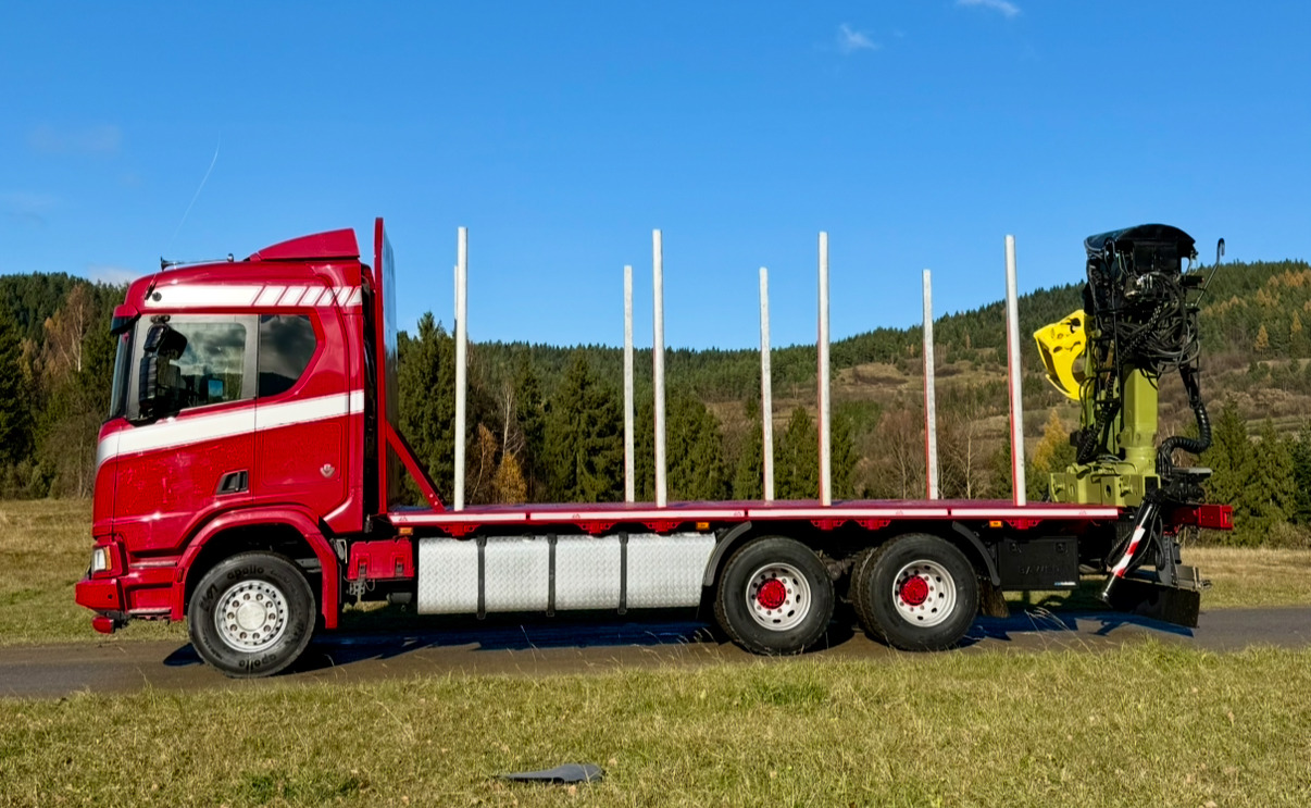 SCANIA R520 XT - Xe chở gỗ, Xe cẩu tự hành: hình 3 SCANIA R520 XT - Xe chở gỗ, Xe cẩu tự hành: hình 3