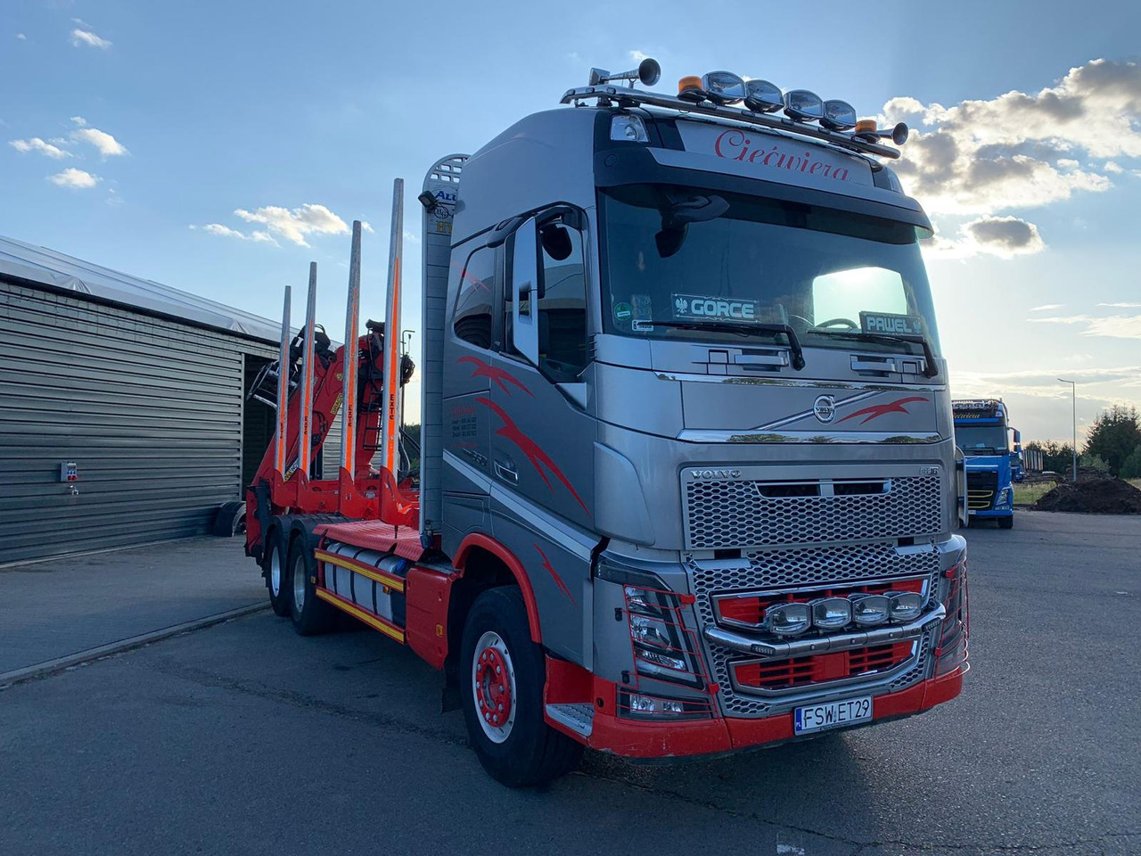 Xe chở gỗ VOLVO FH16 650: hình 9