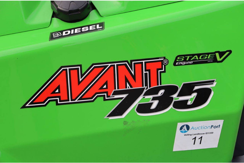 Máy xúc lật bánh lốp mới Avant 735i TDL: hình 20