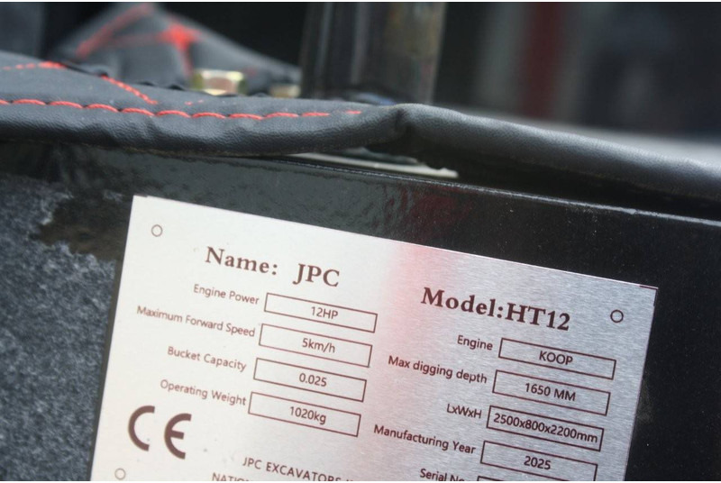 Máy xúc mini mới JPC HT12: hình 8 Máy xúc mini mới JPC HT12: hình 8