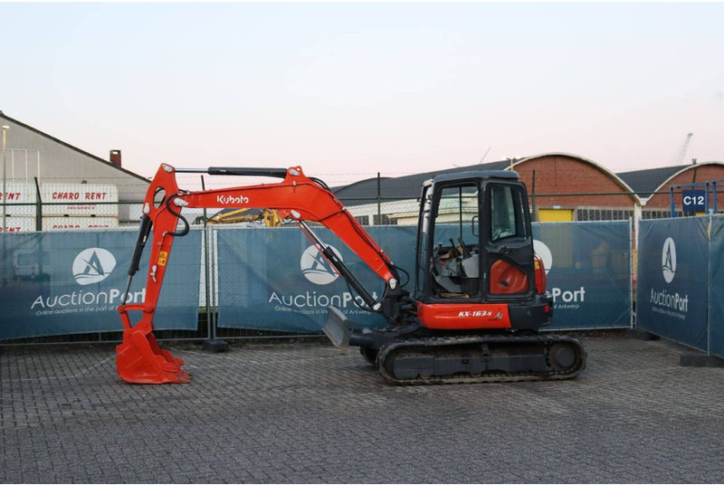 Kubota KX163-5 - Máy xúc bánh xích: hình 1 Kubota KX163-5 - Máy xúc bánh xích: hình 1