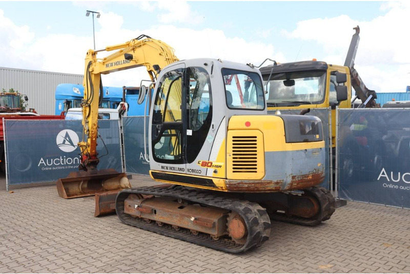 New Holland Kobelco E80-1ES - Máy xúc bánh xích: hình 3 New Holland Kobelco E80-1ES - Máy xúc bánh xích: hình 3