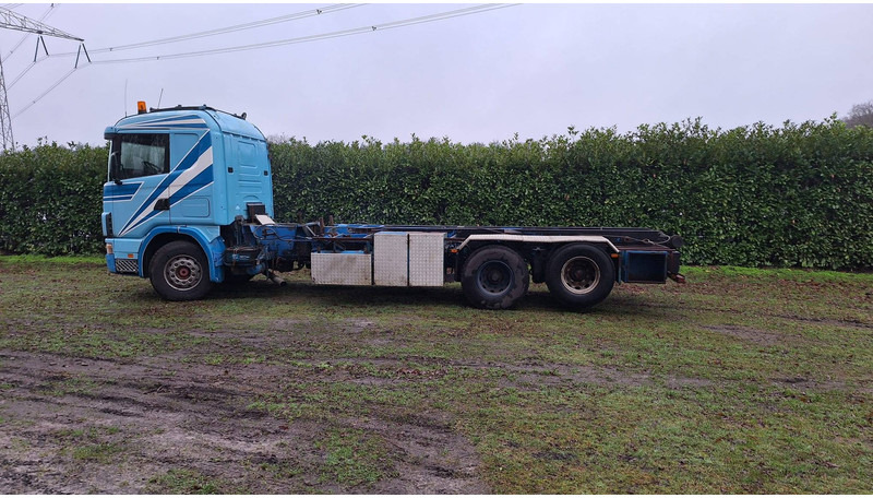 Scania R144 GB 6X2 NA 90190 - Xe chở container/ Xe tải hoán đổi thân: hình 1 Scania R144 GB 6X2 NA 90190 - Xe chở container/ Xe tải hoán đổi thân: hình 1