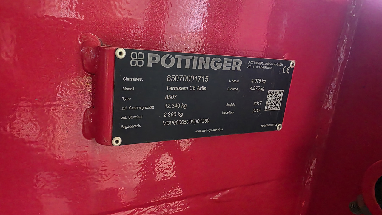 PÖTTINGER Terrasem C6 Artis - Máy gieo hạt: hình 4 PÖTTINGER Terrasem C6 Artis - Máy gieo hạt: hình 4