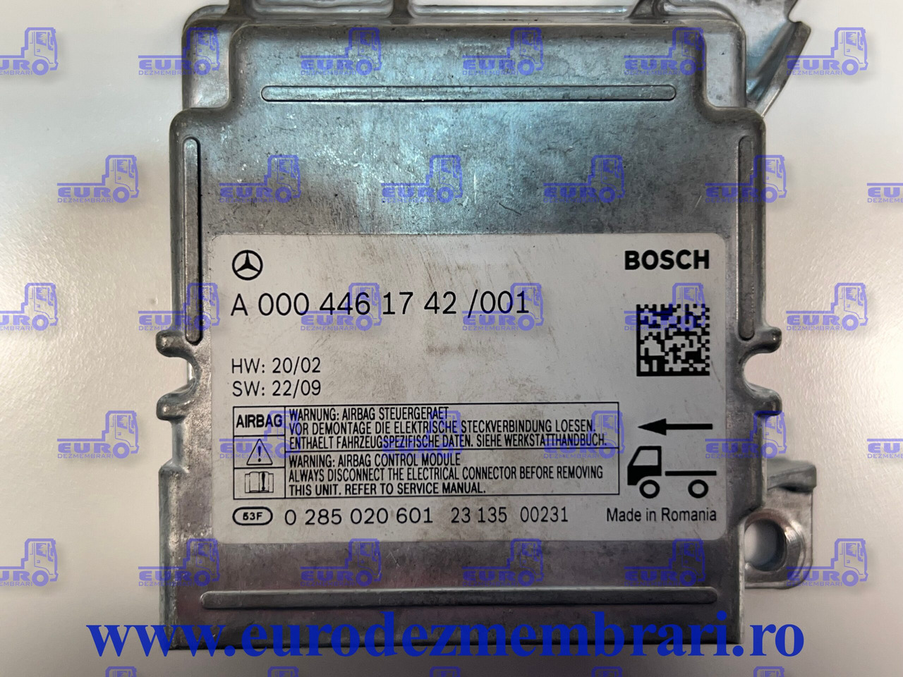 CALCULATOR AIRBAG MERCEDES ACTROS MP4 MP5 A0004461742 - ECU cho Xe tải: hình 2 CALCULATOR AIRBAG MERCEDES ACTROS MP4 MP5 A0004461742 - ECU cho Xe tải: hình 2