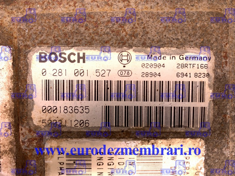 CALCULATOR MOTOR IVECO CURSOR 10 E3 500311206 - ECU cho Xe tải: hình 2 CALCULATOR MOTOR IVECO CURSOR 10 E3 500311206 - ECU cho Xe tải: hình 2