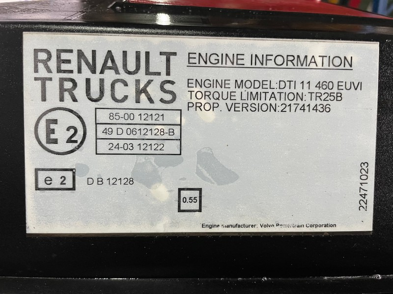 MOTOR RENAULT T DTI 11 460CP E6 21741436 - Động cơ cho Xe tải: hình 5 MOTOR RENAULT T DTI 11 460CP E6 21741436 - Động cơ cho Xe tải: hình 5