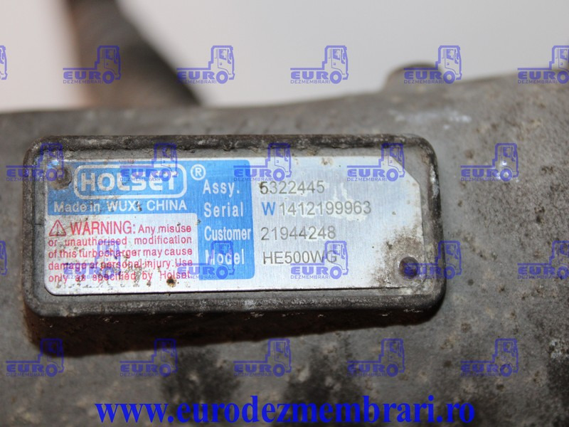 TURBOSUFLANTA RENAULT T DTI 11 21944248, 21475425 - Bộ tăng áp cho Xe tải: hình 2 TURBOSUFLANTA RENAULT T DTI 11 21944248, 21475425 - Bộ tăng áp cho Xe tải: hình 2