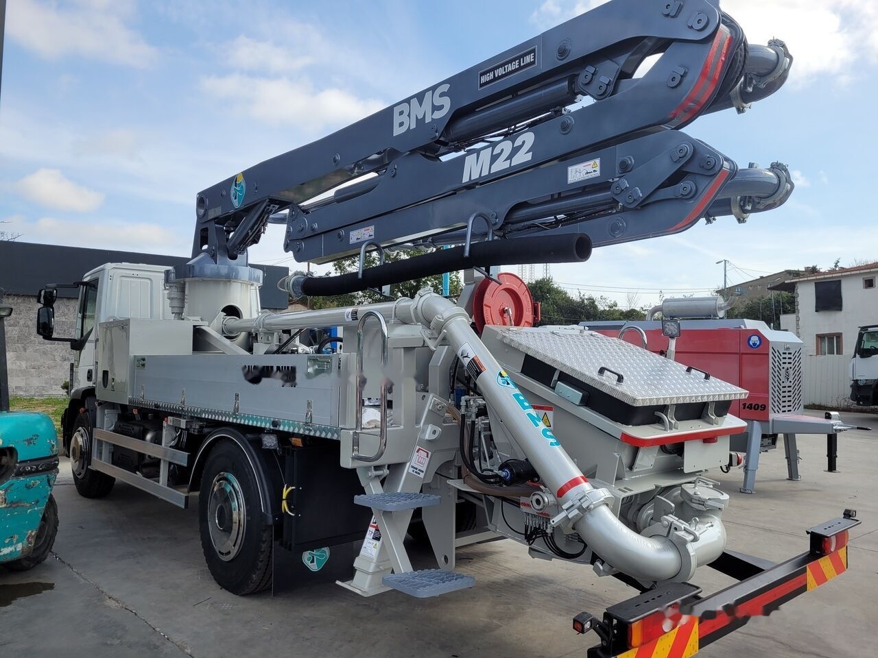 Xe bơm bê tông mới Mercedes-Benz New BMS BCP M22 ZX-4 on chassis: hình 25