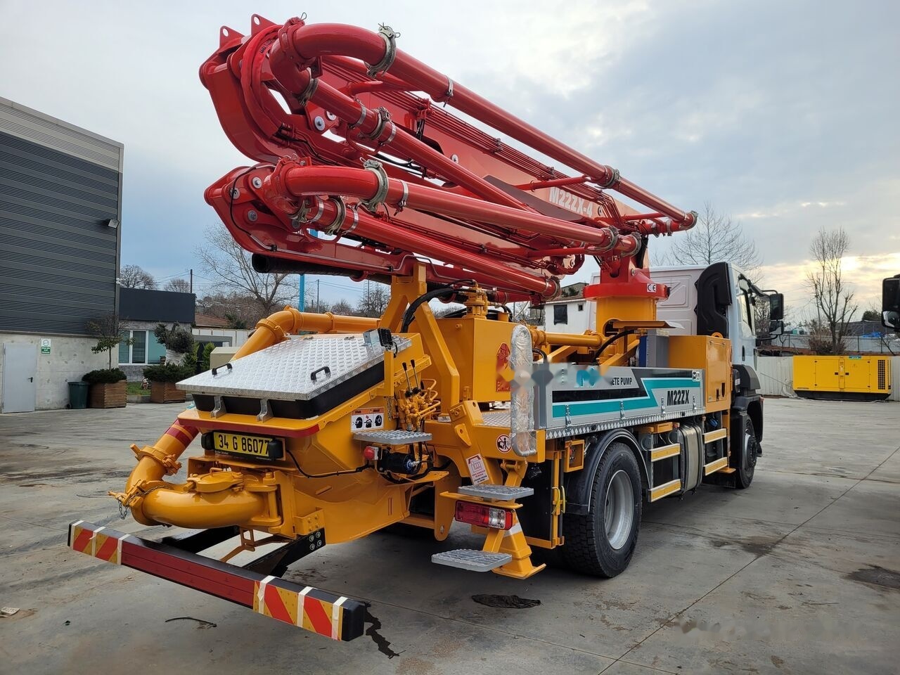 Xe bơm bê tông mới Mercedes-Benz New BMS BCP M22 ZX-4 on chassis: hình 29