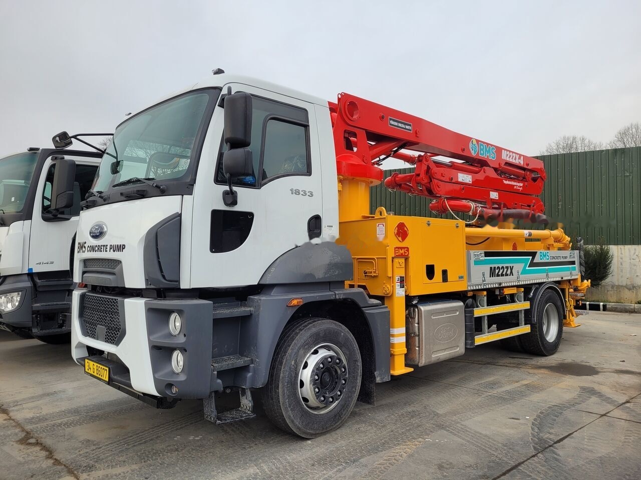 Xe bơm bê tông mới Mercedes-Benz New BMS BCP M22 ZX-4 on chassis: hình 19