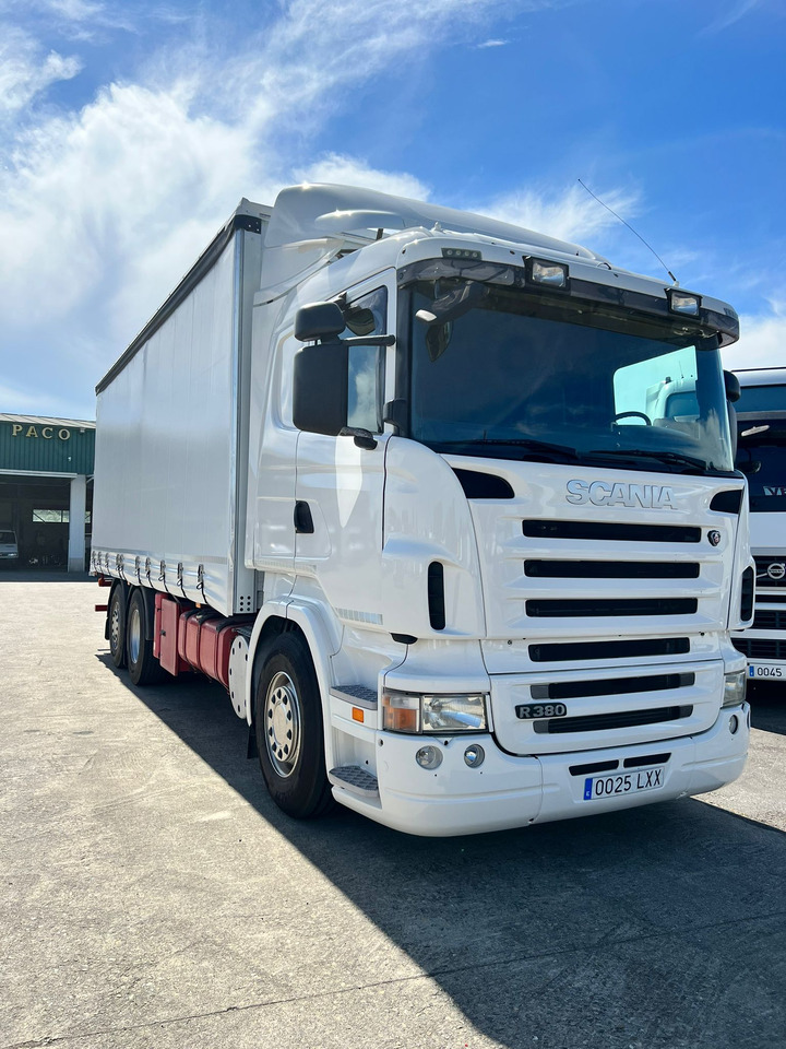 CAMION SCANIA 380 CON CARRETILLA MOFFET M4 - Xe tải thùng mui bạt: hình 2 CAMION SCANIA 380 CON CARRETILLA MOFFET M4 - Xe tải thùng mui bạt: hình 2