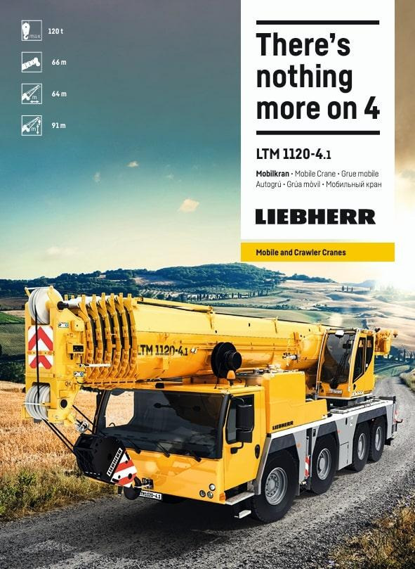 Liebherr LTM 1120-4.1 (21 - 090 556) - hydr. DKS - Cẩu bánh lốp: hình 1 Liebherr LTM 1120-4.1 (21 - 090 556) - hydr. DKS - Cẩu bánh lốp: hình 1