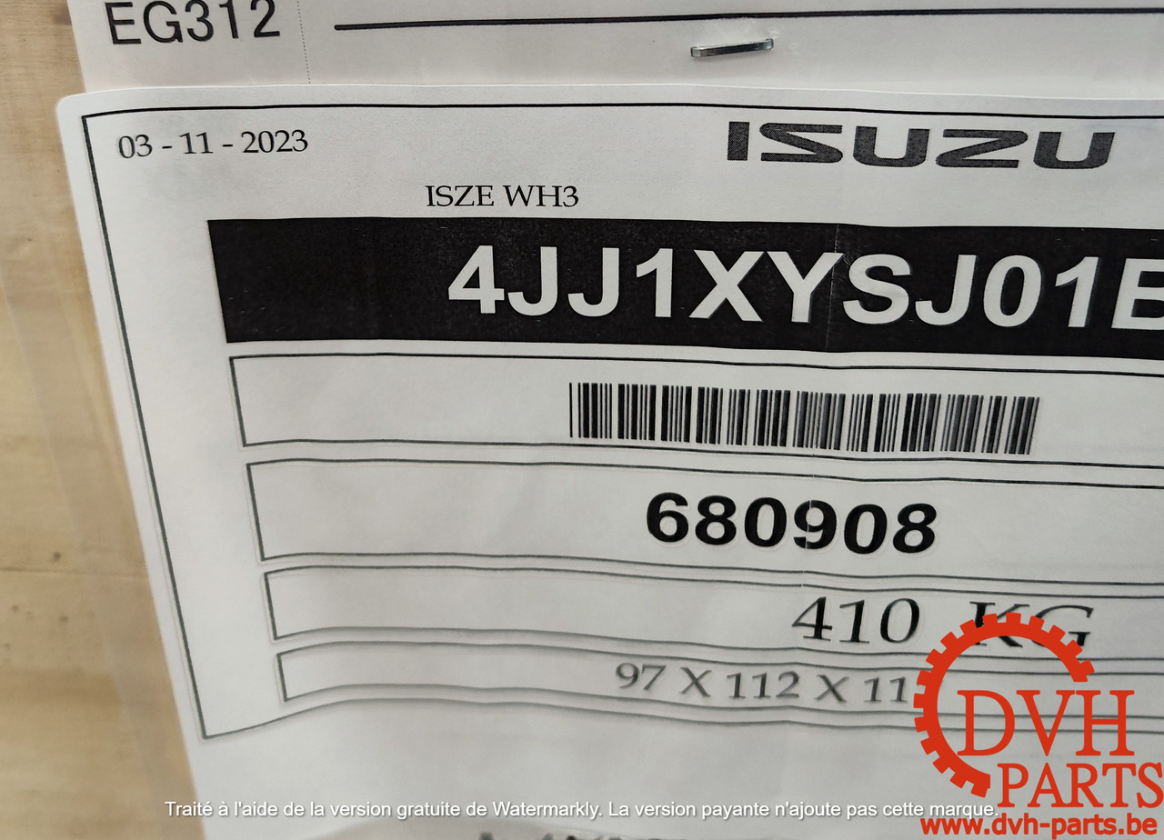 ISUZU 4JJ1-XYSJ-01B - Động cơ cho Máy xúc bánh xích: hình 1 ISUZU 4JJ1-XYSJ-01B - Động cơ cho Máy xúc bánh xích: hình 1