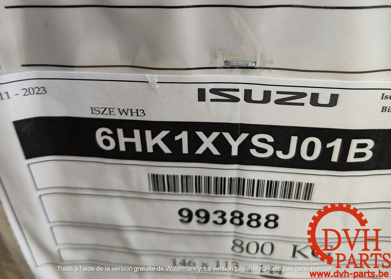 ISUZU 6HK1-XYSJ-01B - Động cơ cho Máy xúc bánh xích: hình 1 ISUZU 6HK1-XYSJ-01B - Động cơ cho Máy xúc bánh xích: hình 1
