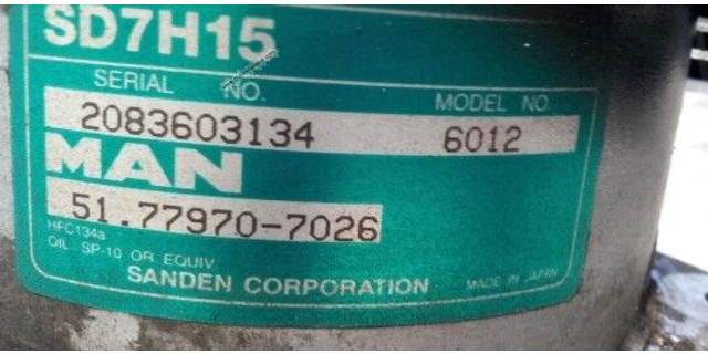 MAN - Lốc điều hòa: hình 2 MAN - Lốc điều hòa: hình 2