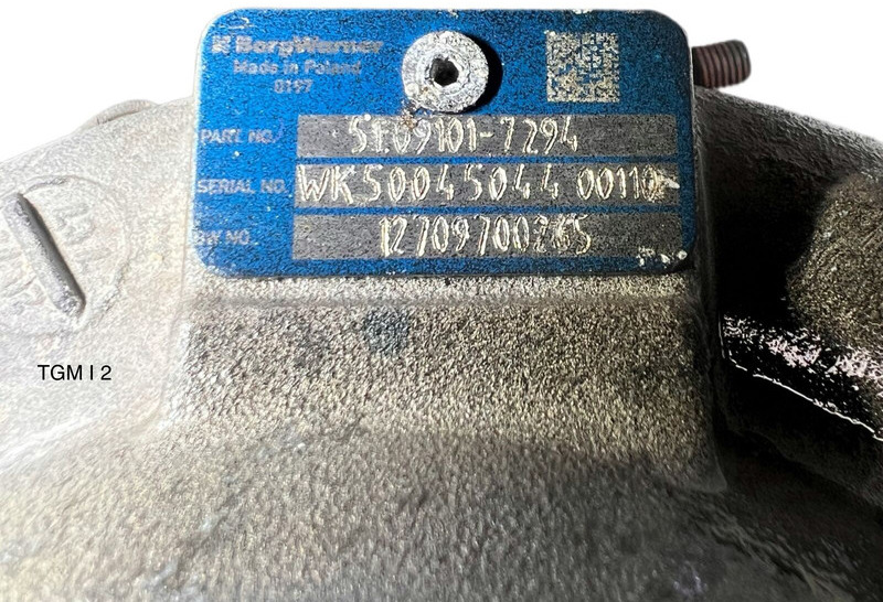 MAN TGM - Bộ tăng áp: hình 5 MAN TGM - Bộ tăng áp: hình 5