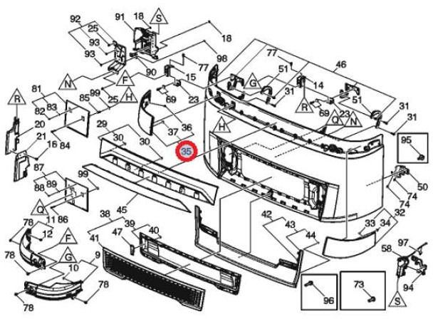 Volvo FH5/Aero - Phụ tùng: hình 4 Volvo FH5/Aero - Phụ tùng: hình 4