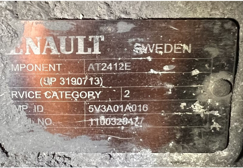 Renault AT2412E - Hộp số: hình 4 Renault AT2412E - Hộp số: hình 4