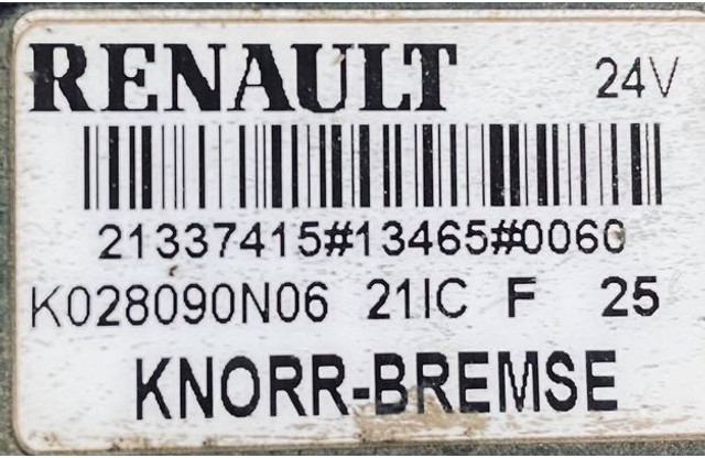 Renault KNORR - BREMSE - Van: hình 4 Renault KNORR - BREMSE - Van: hình 4