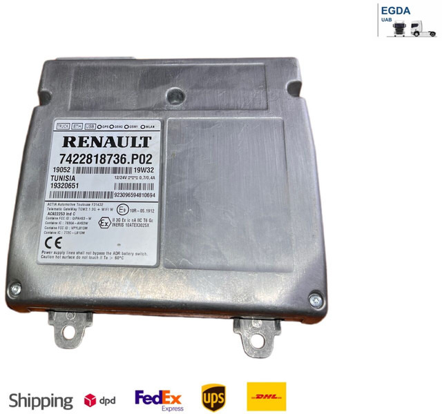 Renault - ECU: hình 1 Renault - ECU: hình 1