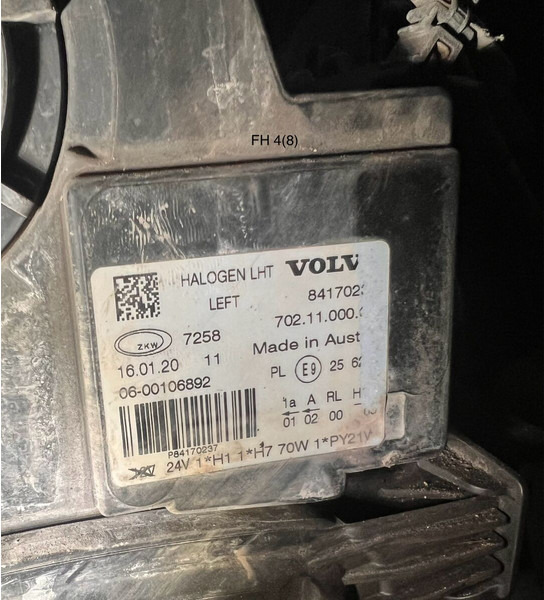 Volvo - Đèn trước: hình 2 Volvo - Đèn trước: hình 2