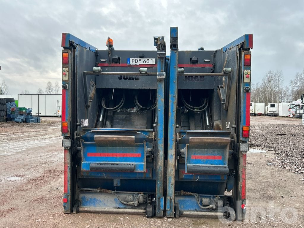 Thân xe tải chở rác Joab Binlift Returnpack: hình 8