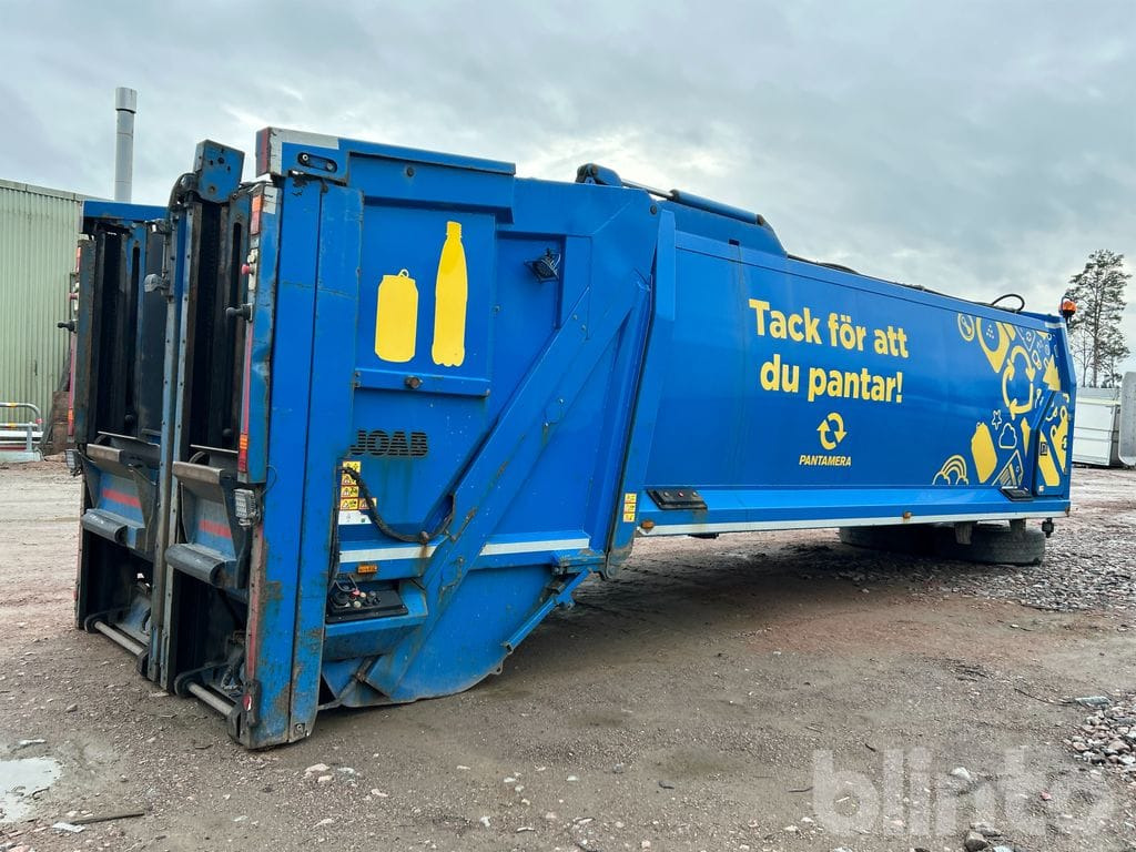 Thân xe tải chở rác Joab Binlift Returnpack: hình 7