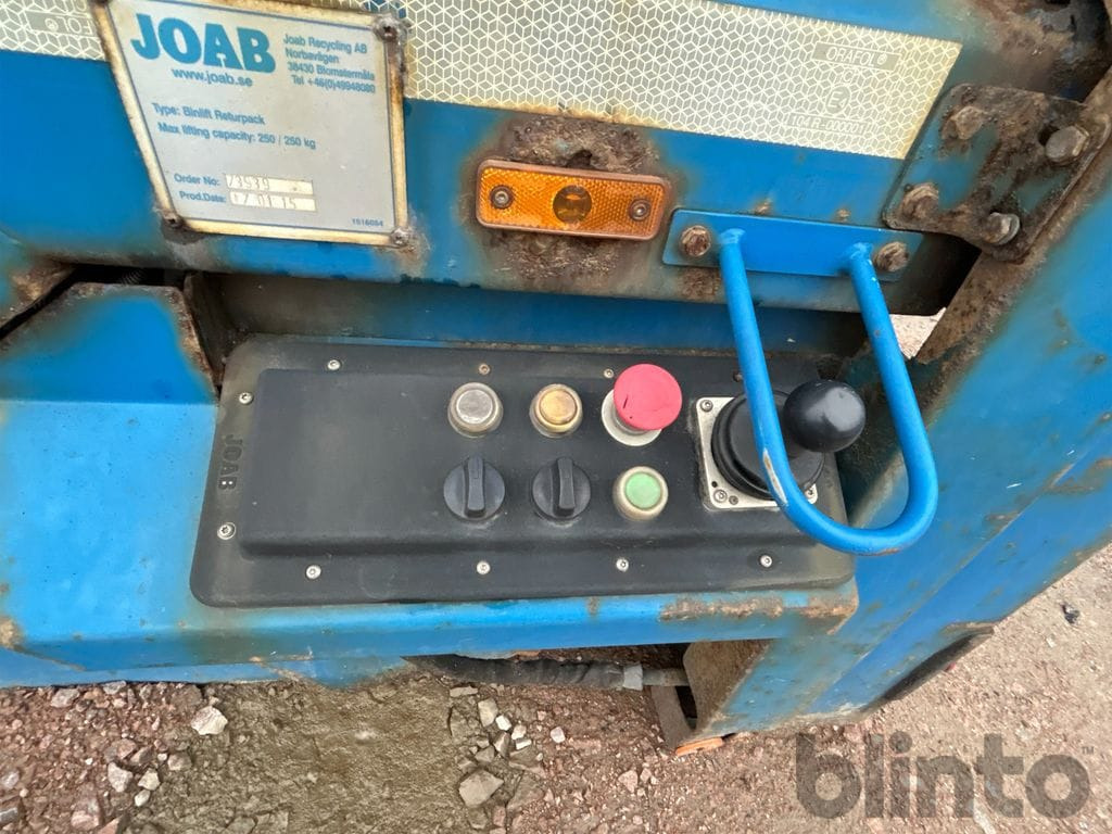 Thân xe tải chở rác Joab Binlift Returnpack: hình 13