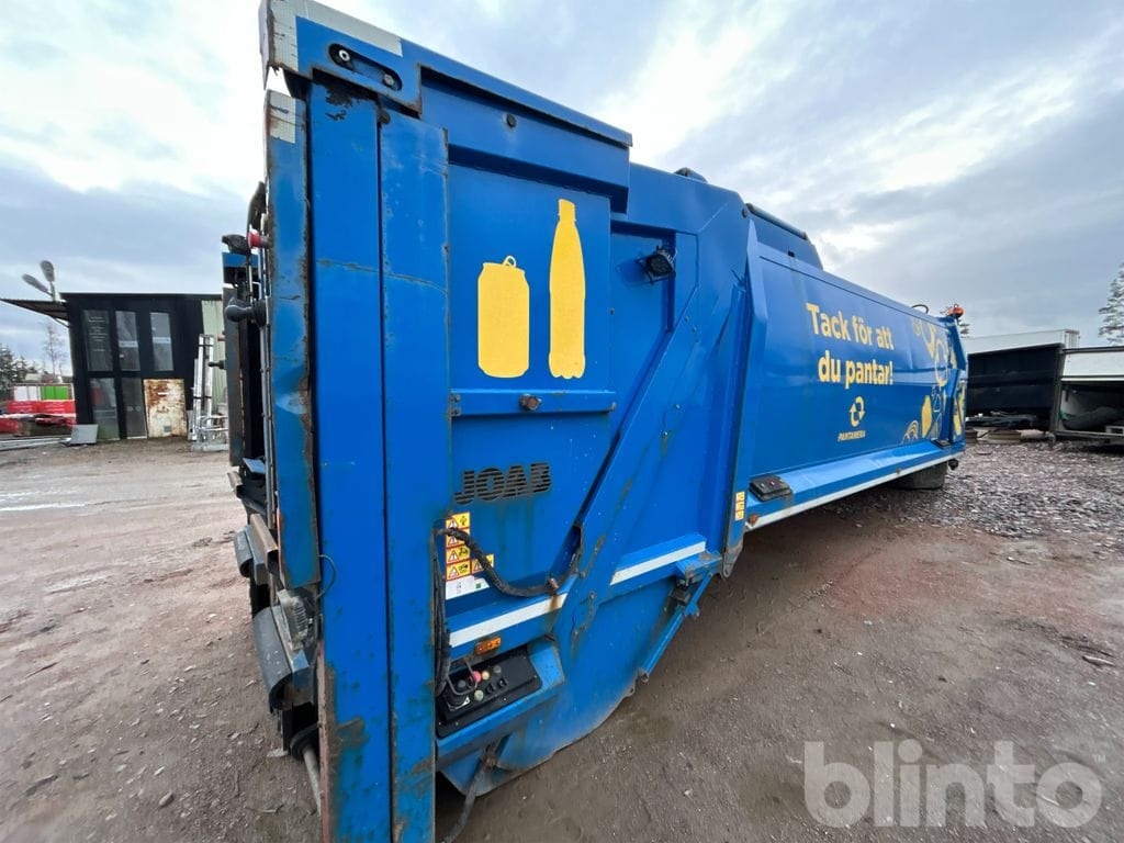 Thân xe tải chở rác Joab Binlift Returnpack: hình 27