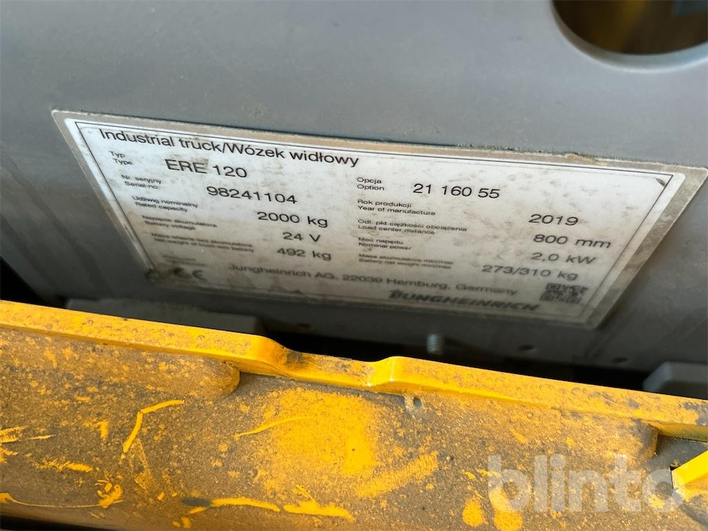 Jungheinrich ERE 120 (2019) - Xe tải nâng pallet: hình 5 Jungheinrich ERE 120 (2019) - Xe tải nâng pallet: hình 5