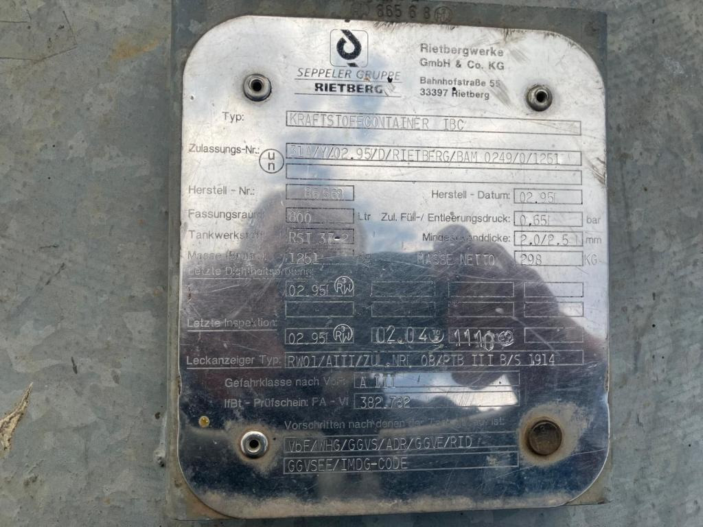 Rietbergwerke KC 800 (1996) - Máy móc khác: hình 5 Rietbergwerke KC 800 (1996) - Máy móc khác: hình 5