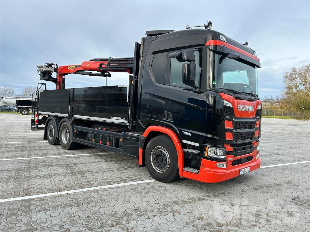 Scania R 460 B6x2*4NB Baustoffpritsche & Palfinger PK 22.001 L TEC7 Ladekran - Xe tải thùng lửng/ Phẳng, Xe cẩu tự hành: hình 2 Scania R 460 B6x2*4NB Baustoffpritsche & Palfinger PK 22.001 L TEC7 Ladekran - Xe tải thùng lửng/ Phẳng, Xe cẩu tự hành: hình 2