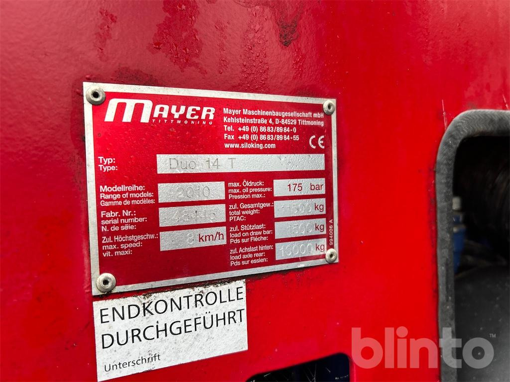 Siloking Duo 14 T (2010) - Xe trộn thức ăn gia súc: hình 5 Siloking Duo 14 T (2010) - Xe trộn thức ăn gia súc: hình 5