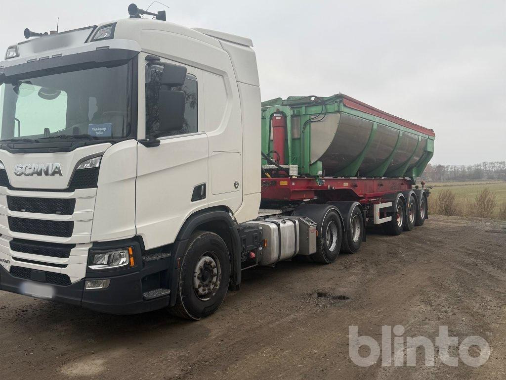 SCANIA R580 B6X2NB - Xe đầu kéo, Sơ mi rơ moóc ben: hình 1 SCANIA R580 B6X2NB - Xe đầu kéo, Sơ mi rơ moóc ben: hình 1