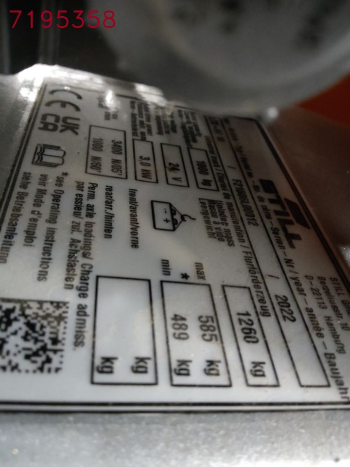 Still LTX-FF10 - Máy móc khác: hình 5 Still LTX-FF10 - Máy móc khác: hình 5