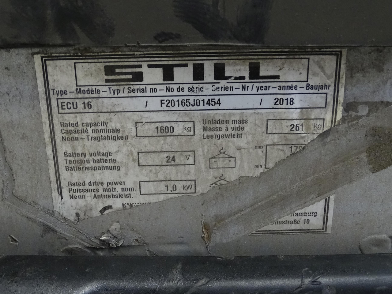 Still ECU16 - Xe tải nâng pallet: hình 5 Still ECU16 - Xe tải nâng pallet: hình 5