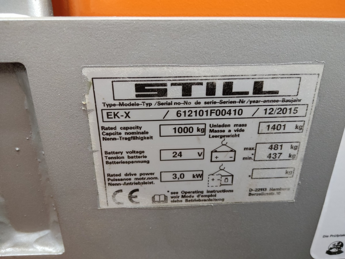 Still EK-X24/BRONZE - Máy lấy hàng: hình 5 Still EK-X24/BRONZE - Máy lấy hàng: hình 5