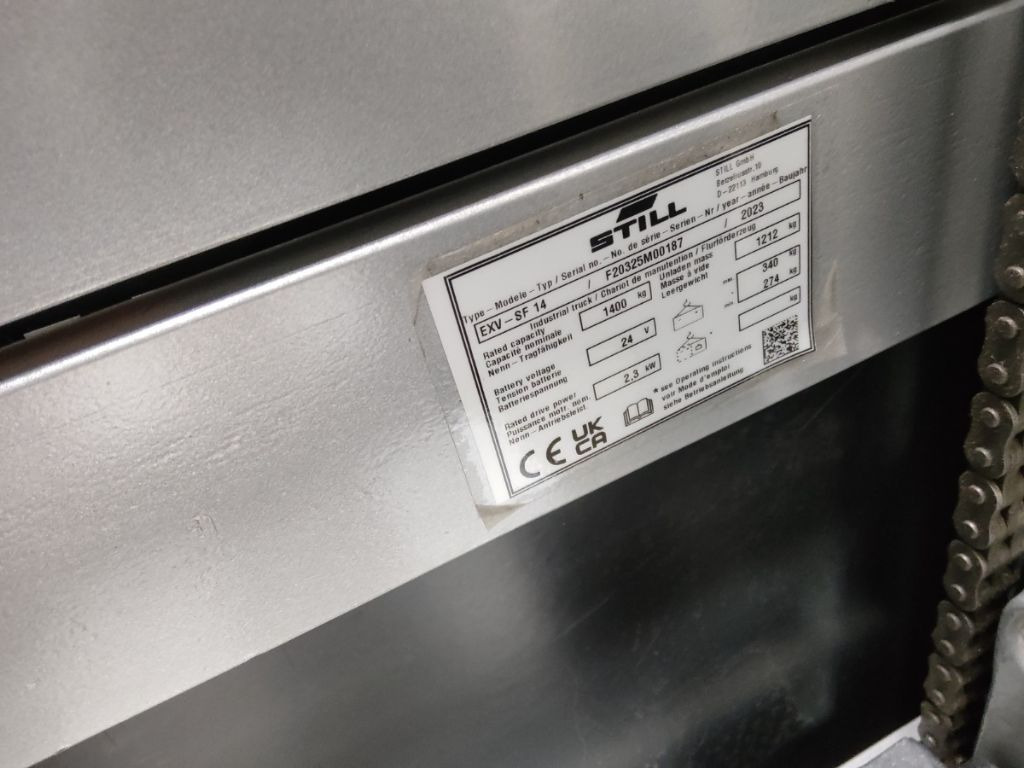 Still EXV-SF14/BATT.NEU - Máy xếp chồng: hình 5 Still EXV-SF14/BATT.NEU - Máy xếp chồng: hình 5