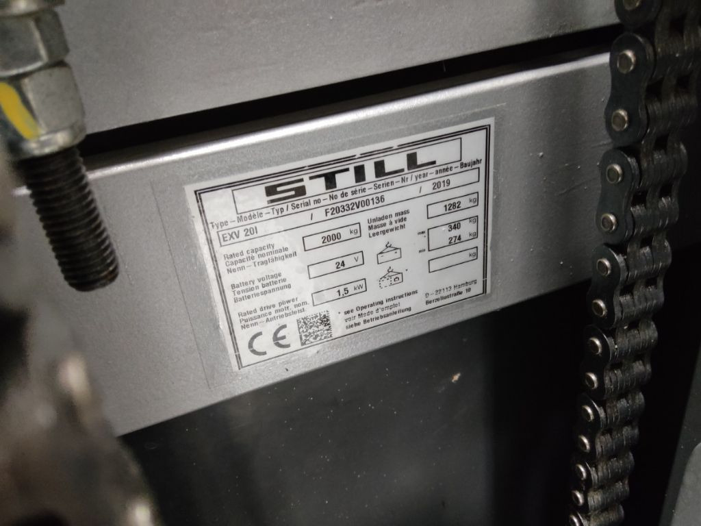 Still EXV20I/BATT.NEU - Máy xếp chồng: hình 5 Still EXV20I/BATT.NEU - Máy xếp chồng: hình 5