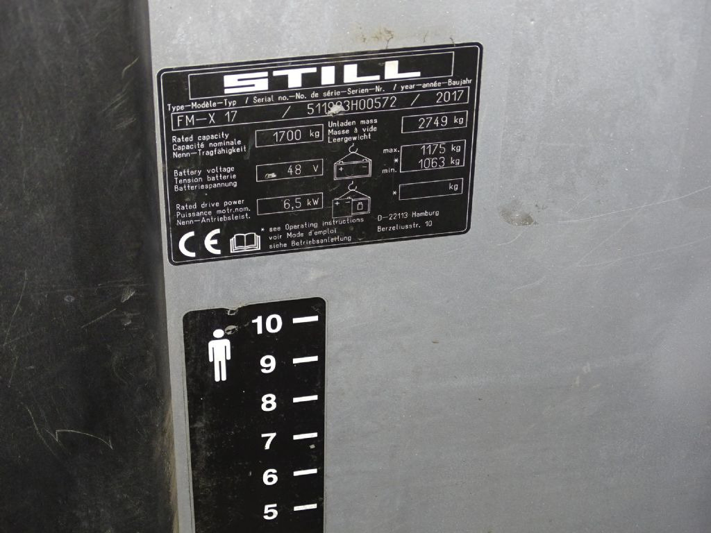 Still FM-X17 - Xe tải tiếp cận: hình 5 Still FM-X17 - Xe tải tiếp cận: hình 5