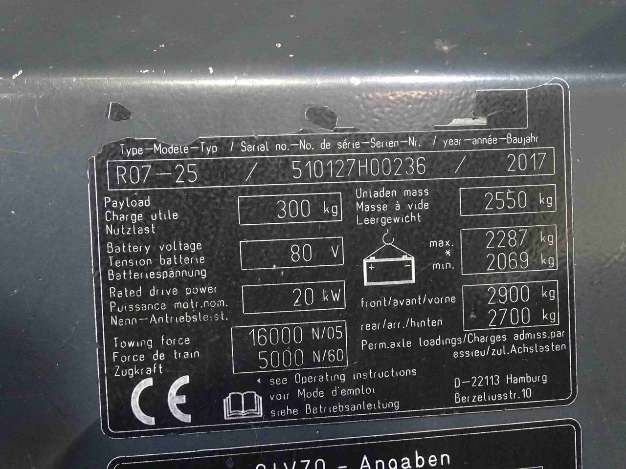 Xe cày kéo Still R07-25: hình 6
