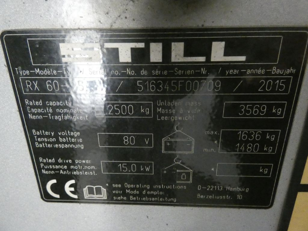Still RX60-25 - Xe nâng điện: hình 5 Still RX60-25 - Xe nâng điện: hình 5